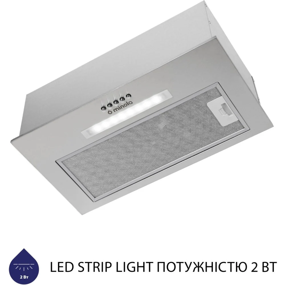 Витяжка кухонна Minola HBI 5223 I 700 LED — фото 5