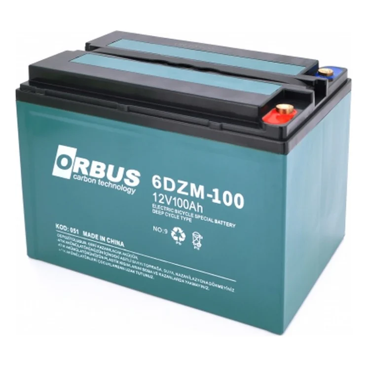 Батарея до ДБЖ ORBUS 6-DZM-100 AGM 12V 100Ah (6-DZM-100)