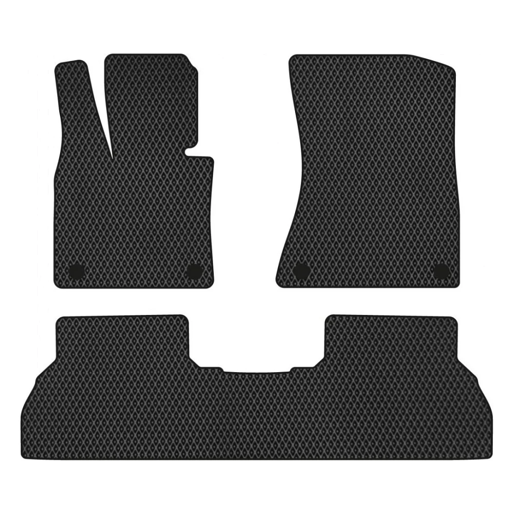 Килимок в салон EVAtech BMW X5 (E70) 2006-2013 2 покоління SUV EU (BM325Z3BW4RBB)