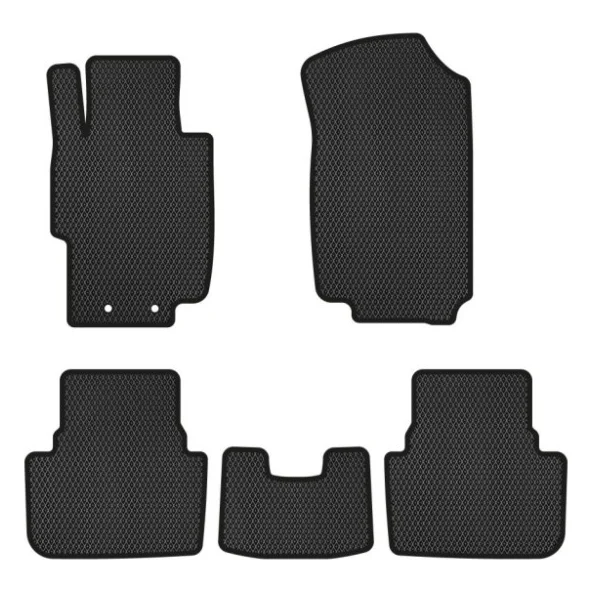 Килимок в салон EVAtech Honda Accord AT (Mechanical seats) 2003-2008 7 п (HA3950CV5TL2RBB)