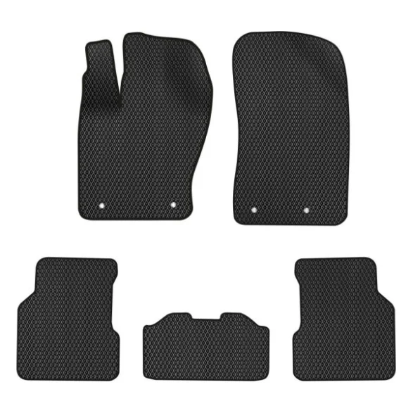 Килимок в салон EVAtech Jeep Compass 2017+ 2 покоління SUV USA (JP1613C5LA4RBB)