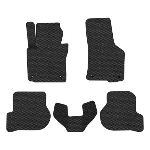 Килимок в салон EVAtech Skoda Octavia A5 (AT, 4 clips) 2004-2013 2 пок (SK12164CV5TL4RBB)