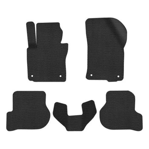 Килимок в салон EVAtech Skoda Octavia A5 (AT, 4 clips) 2004-2013 2 пок (SK12157C5AV4RBB)