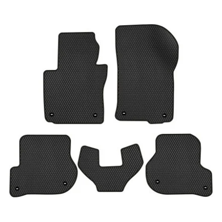 Килимок в салон EVAtech Skoda Octavia A5 (AT, 8 clips) 2004-2013 2 пок (SK12160CB5TL8RBB)