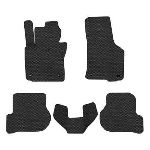 Килимок в салон EVAtech Skoda Octavia A5 (MT, 4 clips) 2004-2013 2 пок (SK12162CV5TL4RBB)
