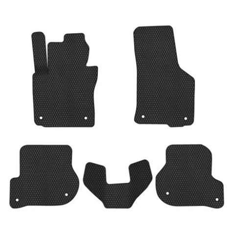 Килимок в салон EVAtech Skoda Octavia A5 (MT, 8 clips) 2004-2013 2 пок (SK12150CV5AV8RBB)