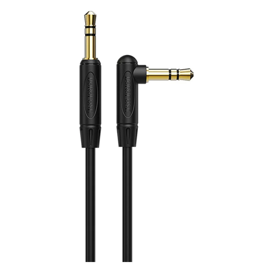 Кабель мультимедійний BOROFONE BL4 mini-jack 3.5 мм 1м Black (BL4B)