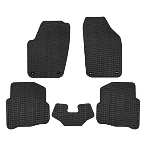 Килимок в салон EVAtech Volkswagen Polo (IV) 3-doors 2001-2009 4 поко (VW12025CGB5TL4RBB)