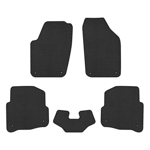 Килимок в салон EVAtech Volkswagen Polo (IV) 3-doors 2001-2009 4 поко (VW12025CGK5TL8RBB)