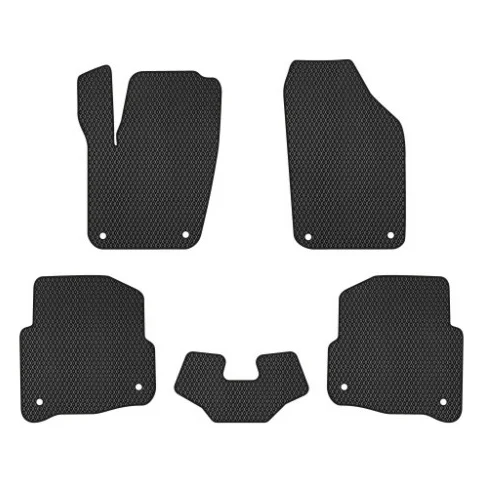 Килимок в салон EVAtech Volkswagen Polo (IV) 5-doors 2001-2009 4 поко (VW12914CVK5AV8RBB)
