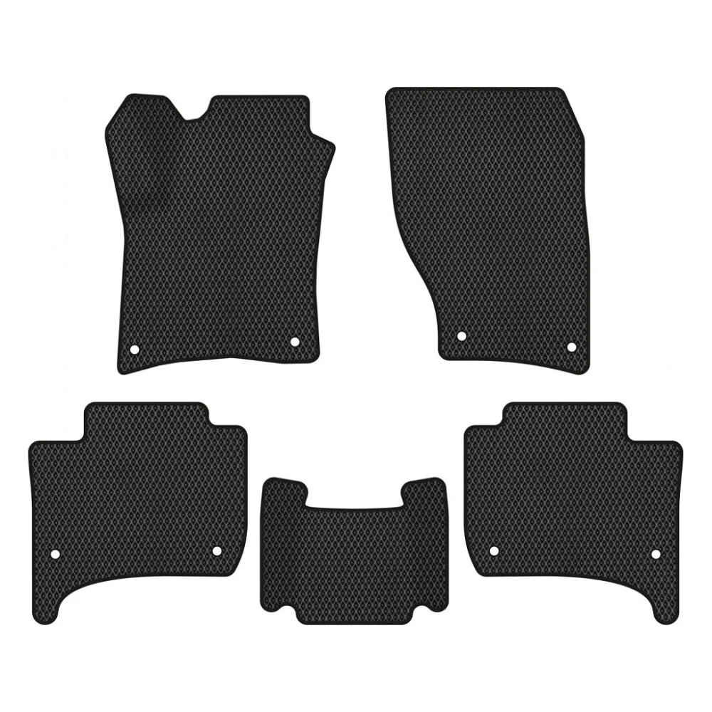 Килимок в салон EVAtech Volkswagen Touareg (7P) 2010-2014 2 поколін (VW3402CD5AV8RBB)