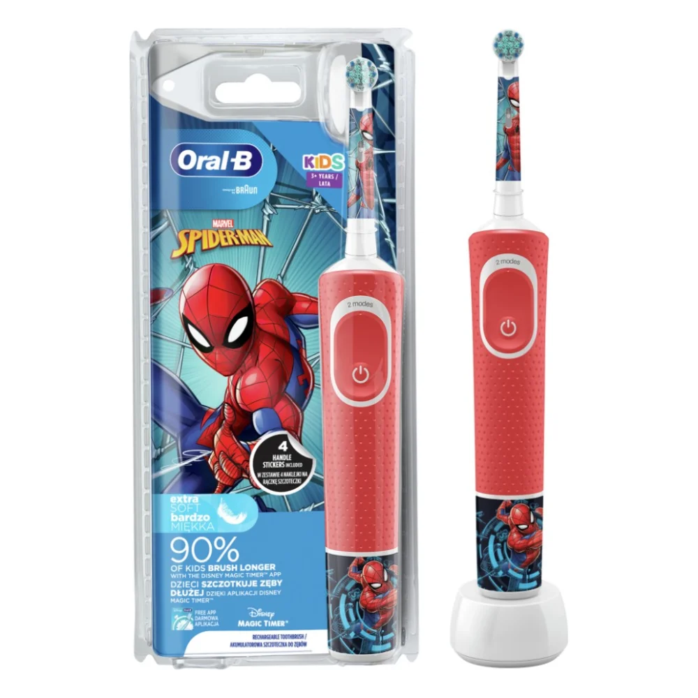Електрична зубна щітка Oral-B D100.413.2K Spider-Man