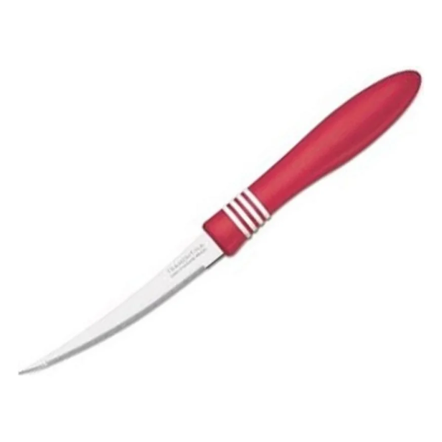 Кухонний ніж Tramontina COR & COR для томатов 102 мм Red (23462/174)