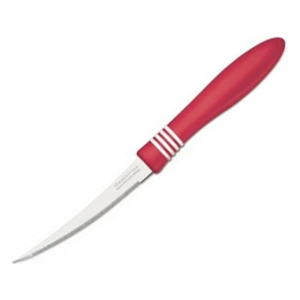 Кухонний ніж Tramontina COR & COR для томатов 127 мм Red (23462/175)