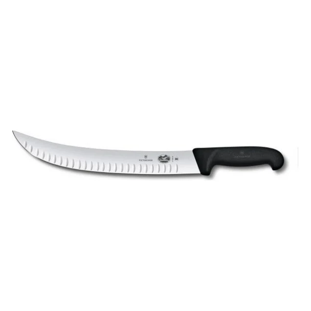 Кухонний ніж Victorinox Fibrox Butcher 31 см Black (5.7323.31)