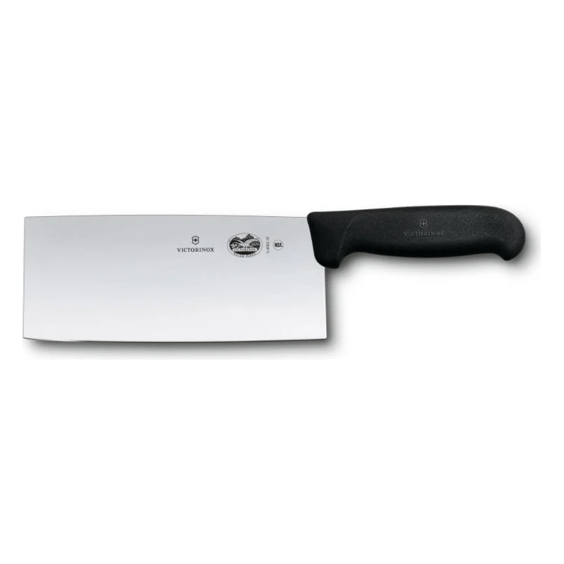 Кухонний ніж Victorinox Fibrox Cleaver 18 см Black (5.4063.18)