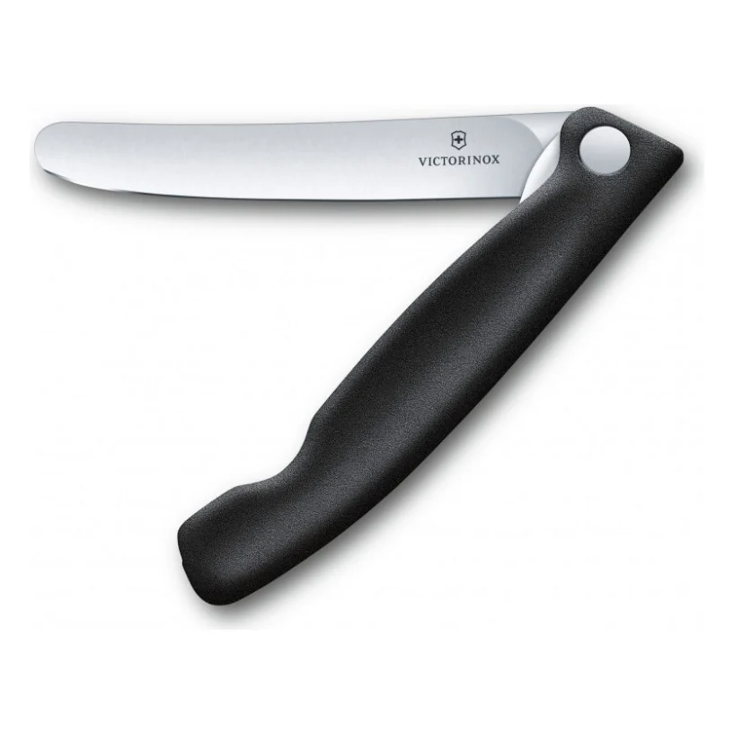 Кухонний ніж Victorinox SwissClassic Foldable Paring 11 см Black (6.7803.FB)