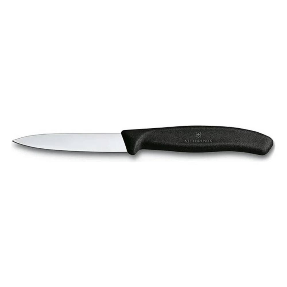 Набір ножів Victorinox SwissClassic из 3 предметов Черный с овощечисткой (6.7113.31) — фото 4