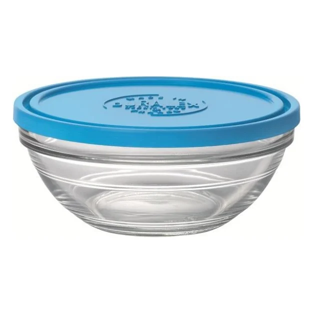 Харчовий контейнер Duralex Lys Rond Blue 970 мл 17 см (9066AM06)