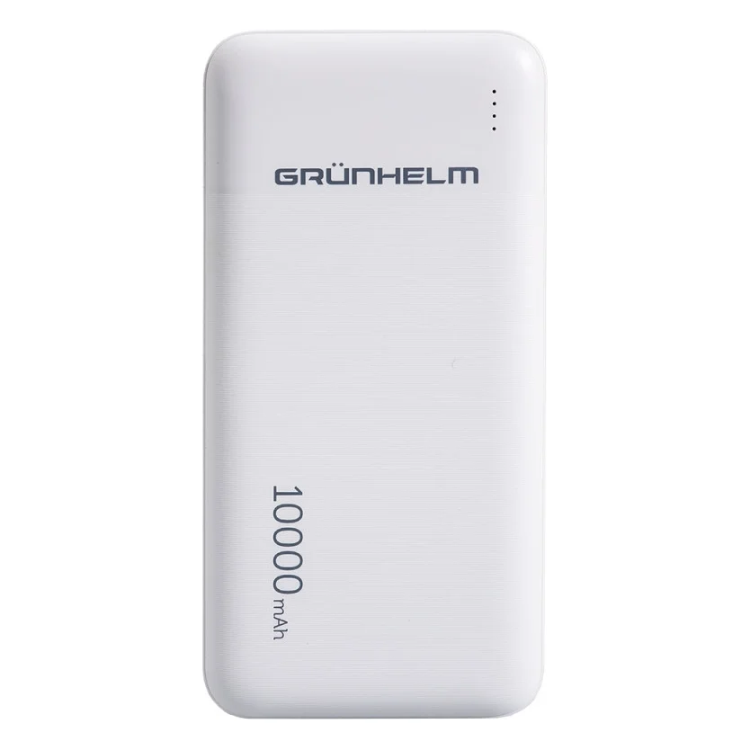 Батарея універсальна Grunhelm 10000mAh White (GP-25AW)