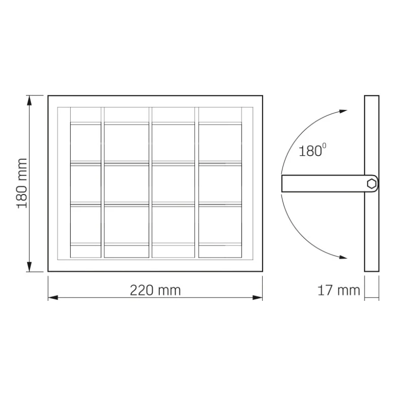 Прожектор Videx LED 500Lm 5000K (VLE-FSO3-205) — фото 8