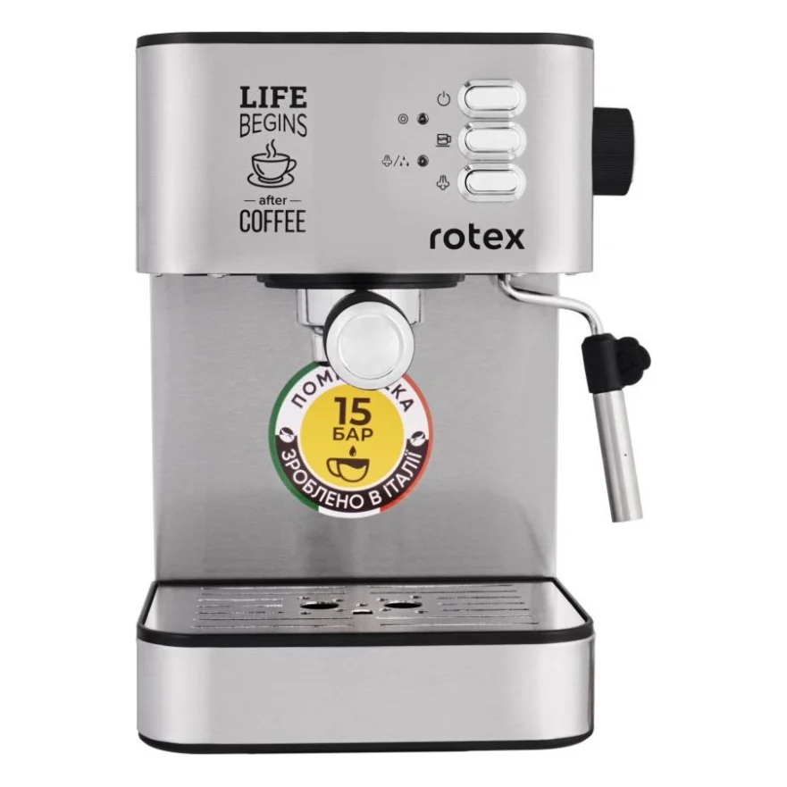 Ріжкова кавоварка еспрессо Rotex RCM750-S