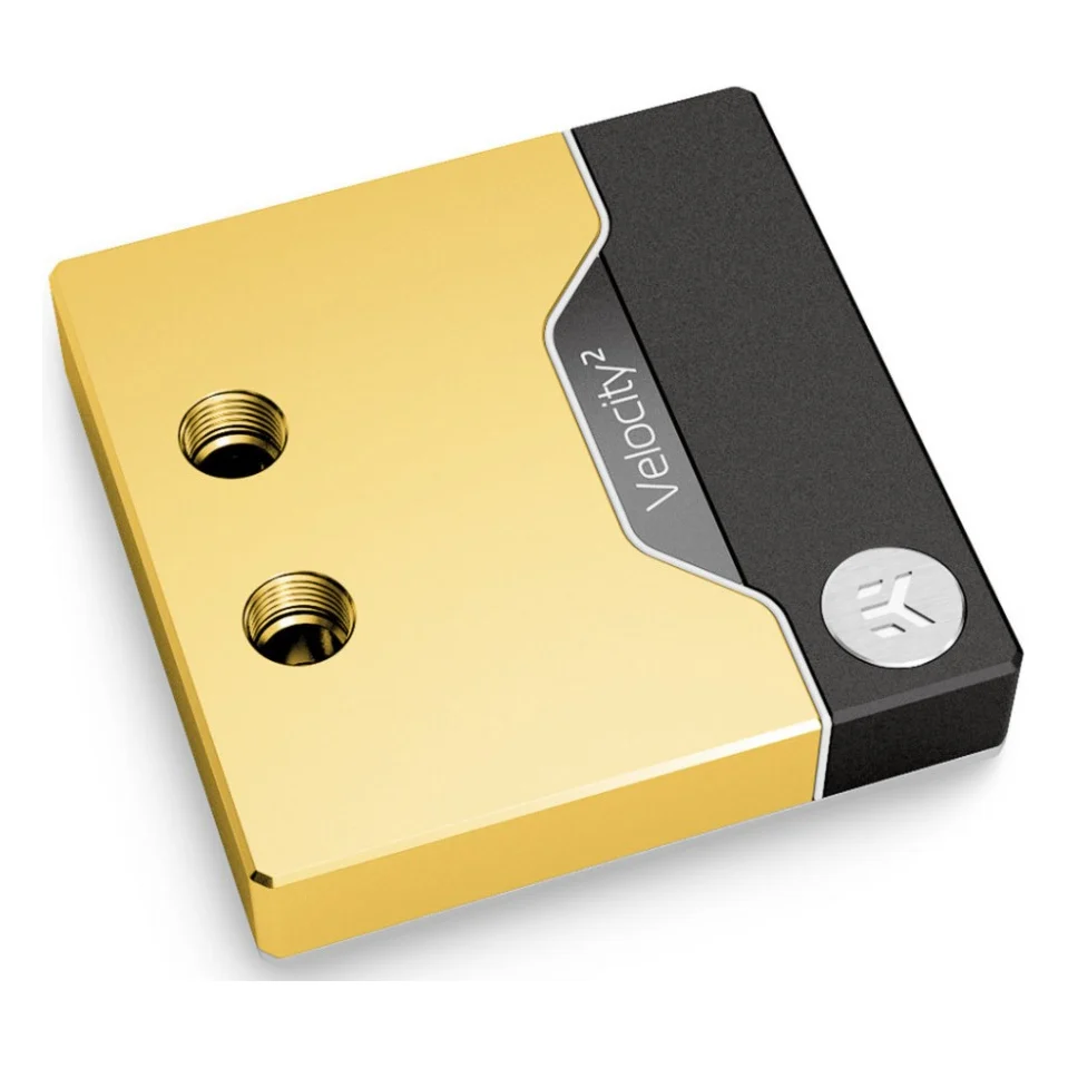 Водоблок Ekwb EK-Quantum Velocity D-RGB - 1700 Nickel + Gold (3831109895351)