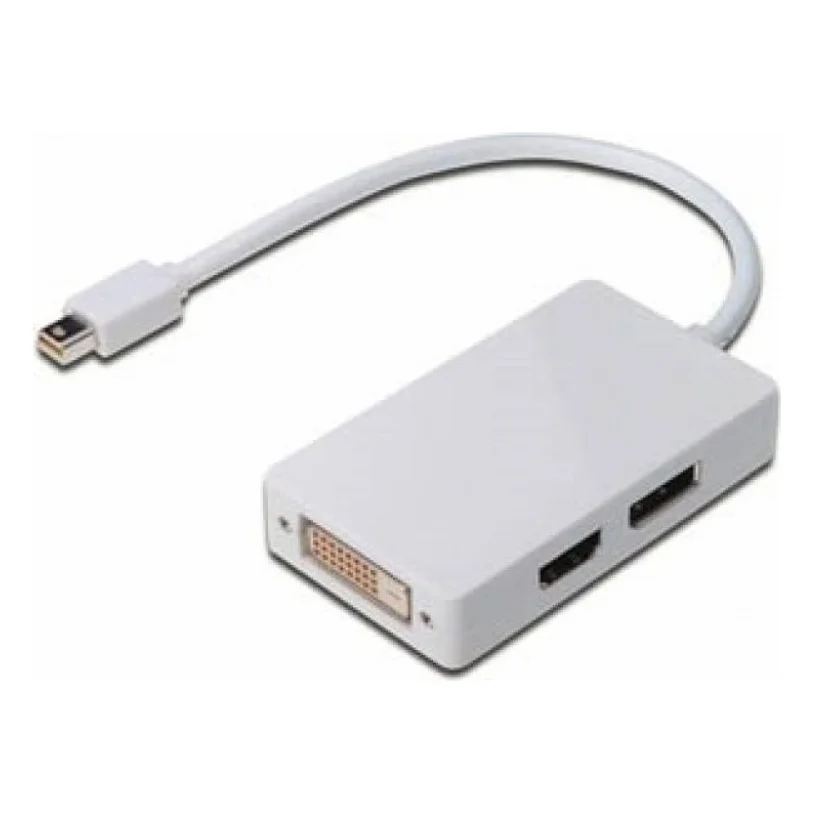 Перехідник mini DisplayPort to DisplayPort-HDMI-DV Digitus (AK-340509-002-W)