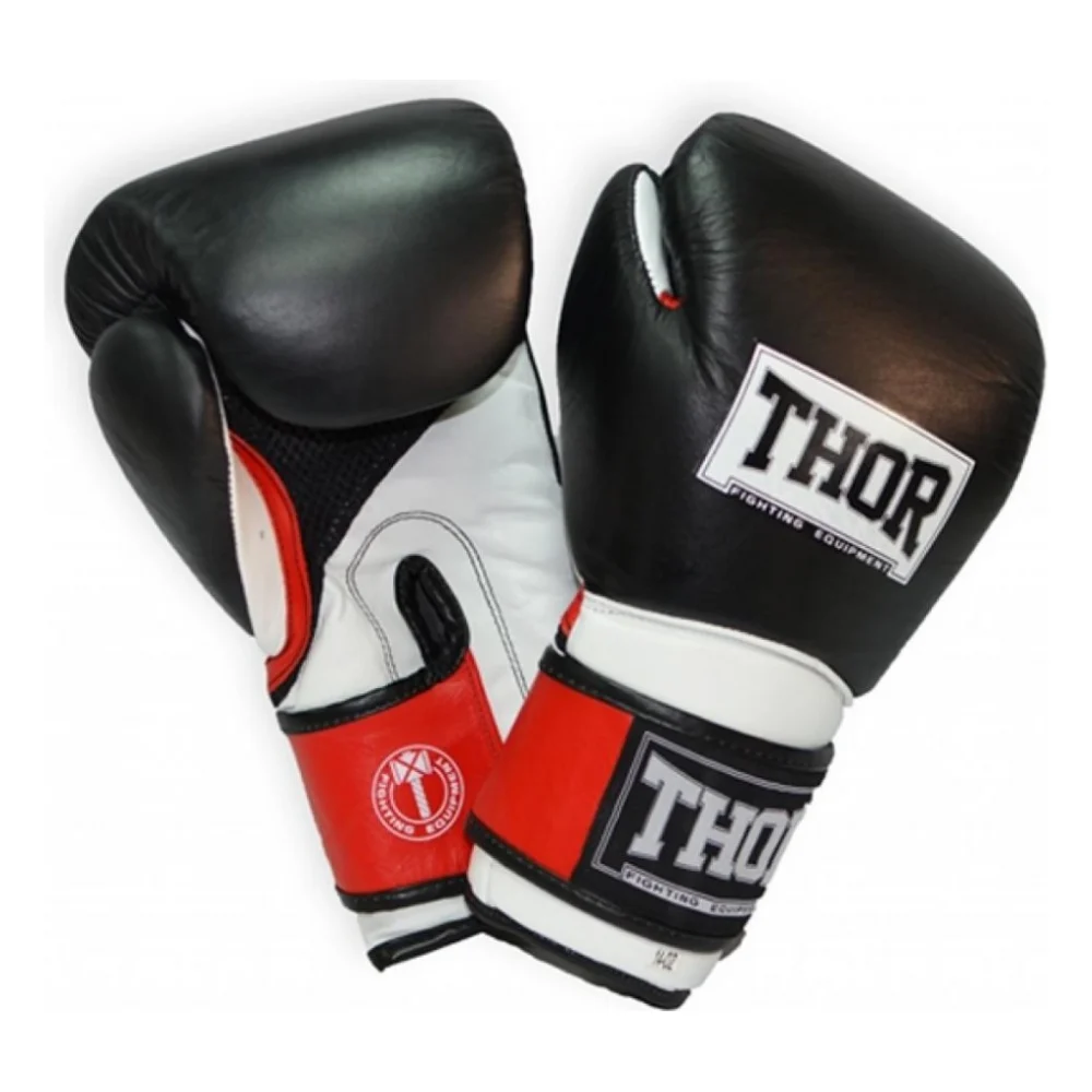 Боксерські рукавички Thor Pro King 10oz Black/Red/White (8041/02(Leather) B/R/Wh 10 oz.)