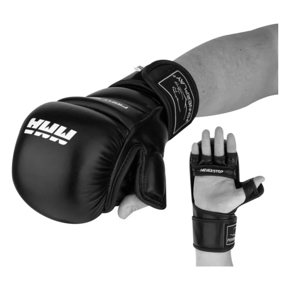 Рукавички для MMA PowerPlay 3026 XL Black (PP_3026_XL_Black)