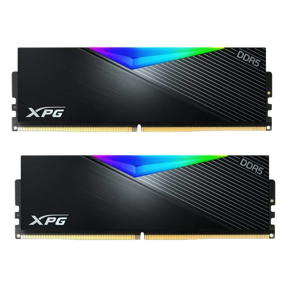 Модуль пам'яті для комп'ютера DDR5 32GB (2x16GB) 5600 MHz ADATA XPG Lancer RGB (AX5U5600C3616G-DCLARBK)