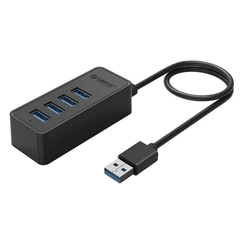 Концентратор Orico USB 3.0 4 ports (W5P-U3-100-BK-PR) (CA911264)
