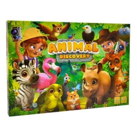 Настільна гра Danko Toys Animal Discovery, українська (G-AD-01-01U)