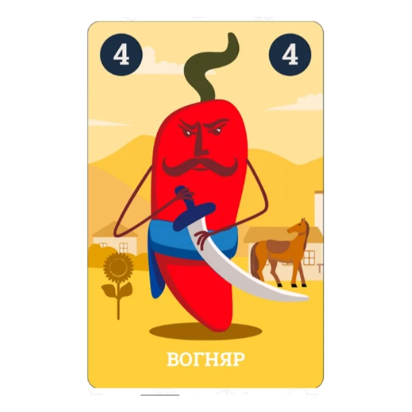 Настільна гра Lord of Boards Круті Перці (Chili Mafia) - набір промокарт Вогняр (LOB22041UA)