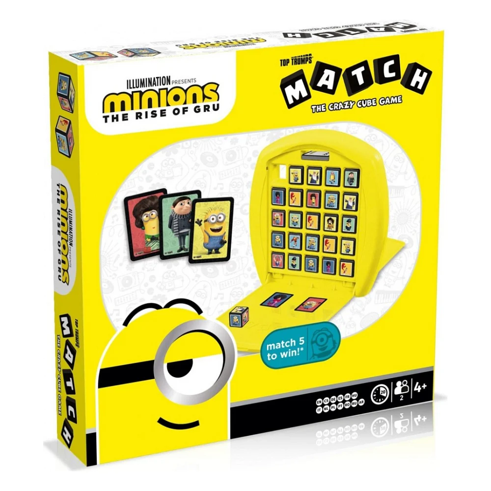Настільна гра Winning Moves Minions Top Trumps Match (WM00246-ML2-6)