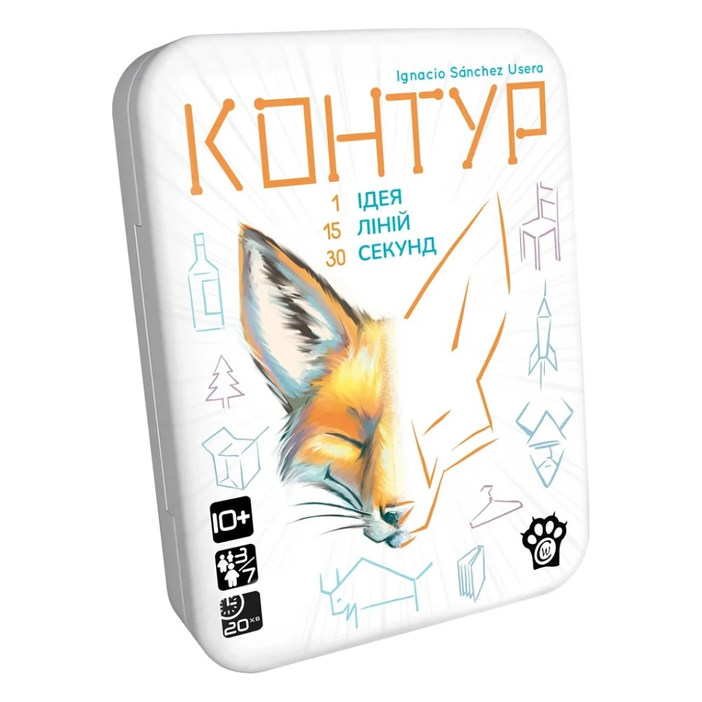 Настільна гра WoodCat Контур (Kontour), Українська (W0004)