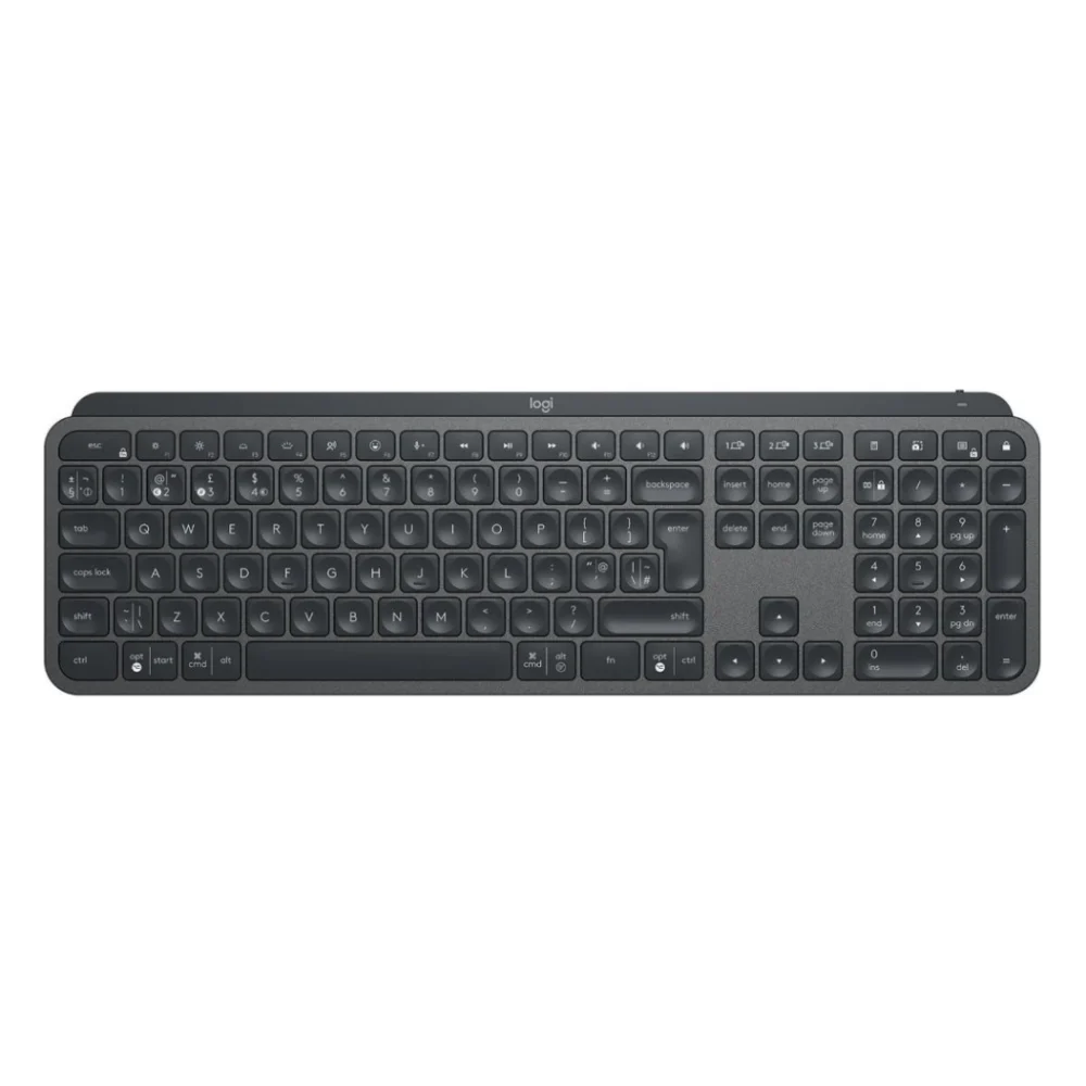 Клавіатура Logitech MX Keys Advanced for Business Wireless Illuminated UA Graphite (920-010251)