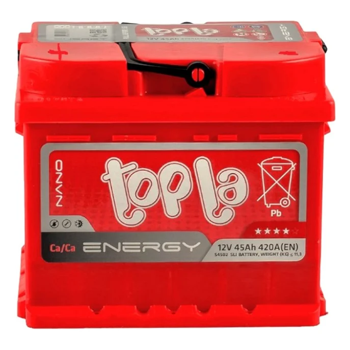 Акумулятор автомобільний Topla 45 Ah/12V Energy (108 345)