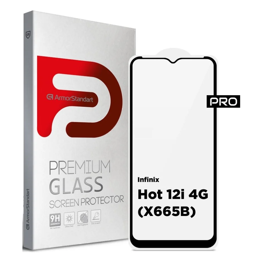 Скло захисне Armorstandart Pro Infinix Hot 12i 4G (X665B) Black (ARM64117)