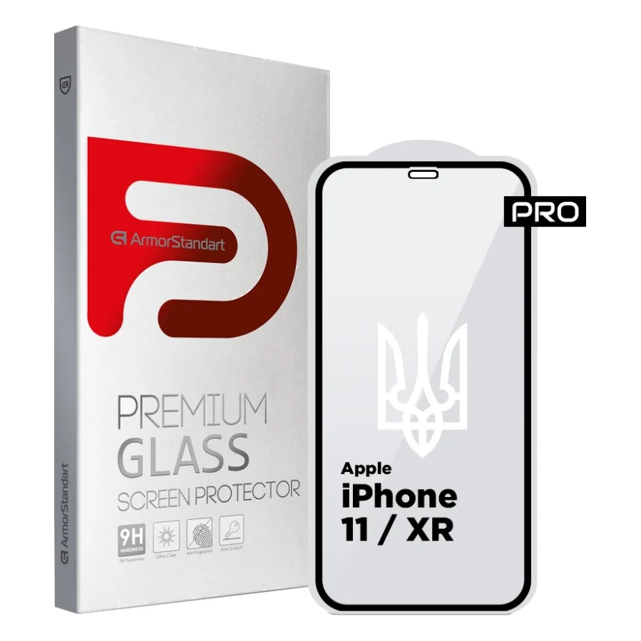 Скло захисне Armorstandart Pro 3D LE Apple iPhone 11 / XR Black (ARM65653)