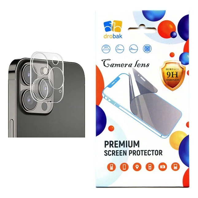 Скло захисне Drobak 3D camera Apple iPhone 14 Pro (505060)