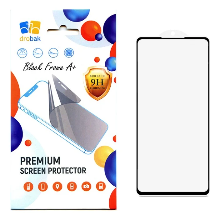 Скло захисне Drobak Google Pixel 6 Black Frame A+ (616157)