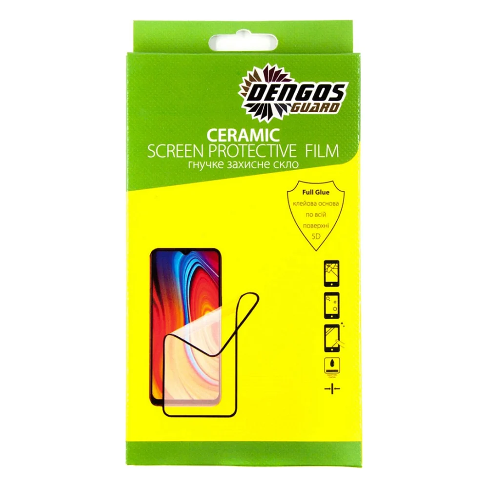 Плівка захисна Dengos Ceramic Film Xiaomi Redmi 9A/9C (black) (TGCF-11)