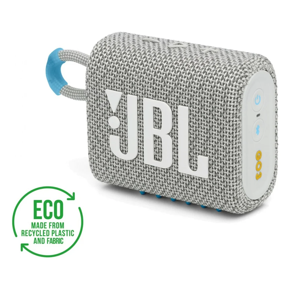 Акустична система JBL Go 3 Eco White (JBLGO3ECOWHT)