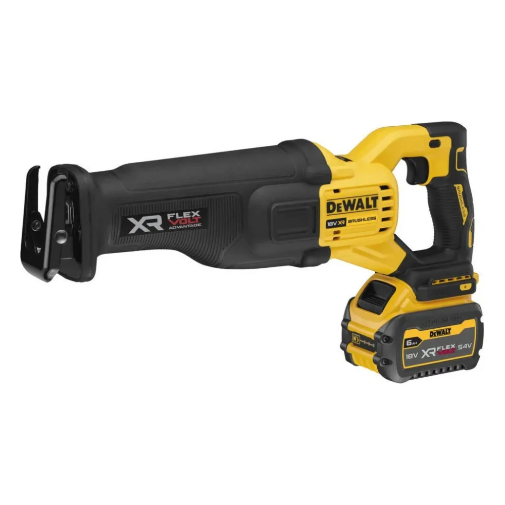 Шабельна пила DeWALT 18В XR Li-lon 6 Аг, 0 - 3000 ход/хв, кейс TSTAK (DCS386T1)
