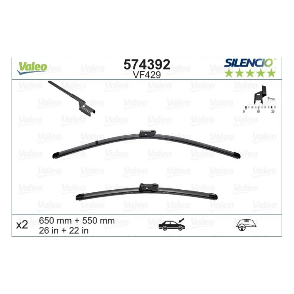 Щітка склоочисника Valeo 574392