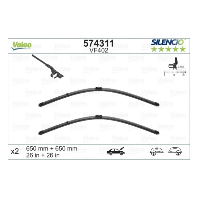 Щітка склоочисника Valeo 574311