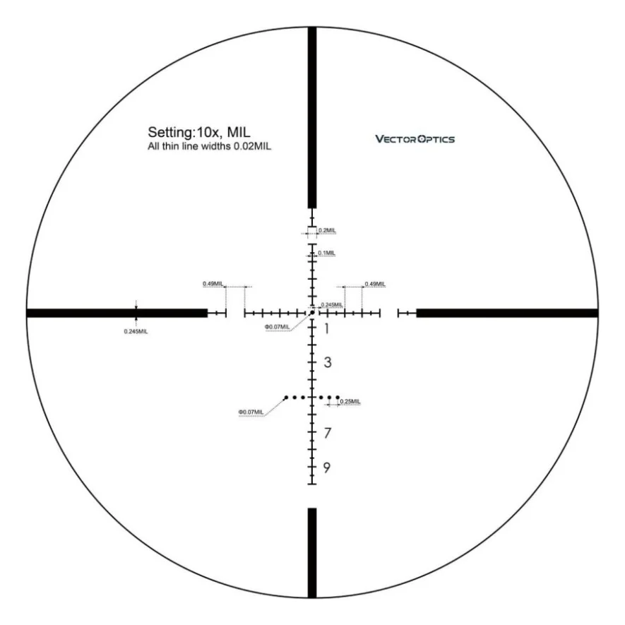 Приціл Vector Optics Marksman 6-25x50 (30mm) SFP (SCOL-11) — фото 8