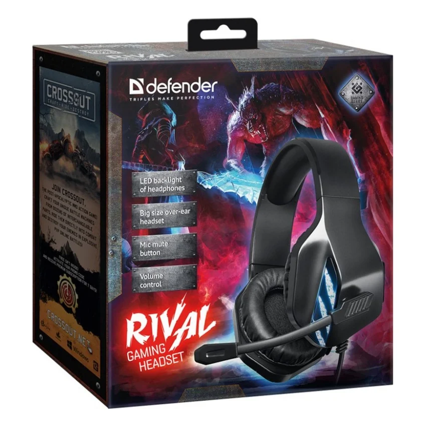 Навушники Defender Rival Black (64565) — фото 5