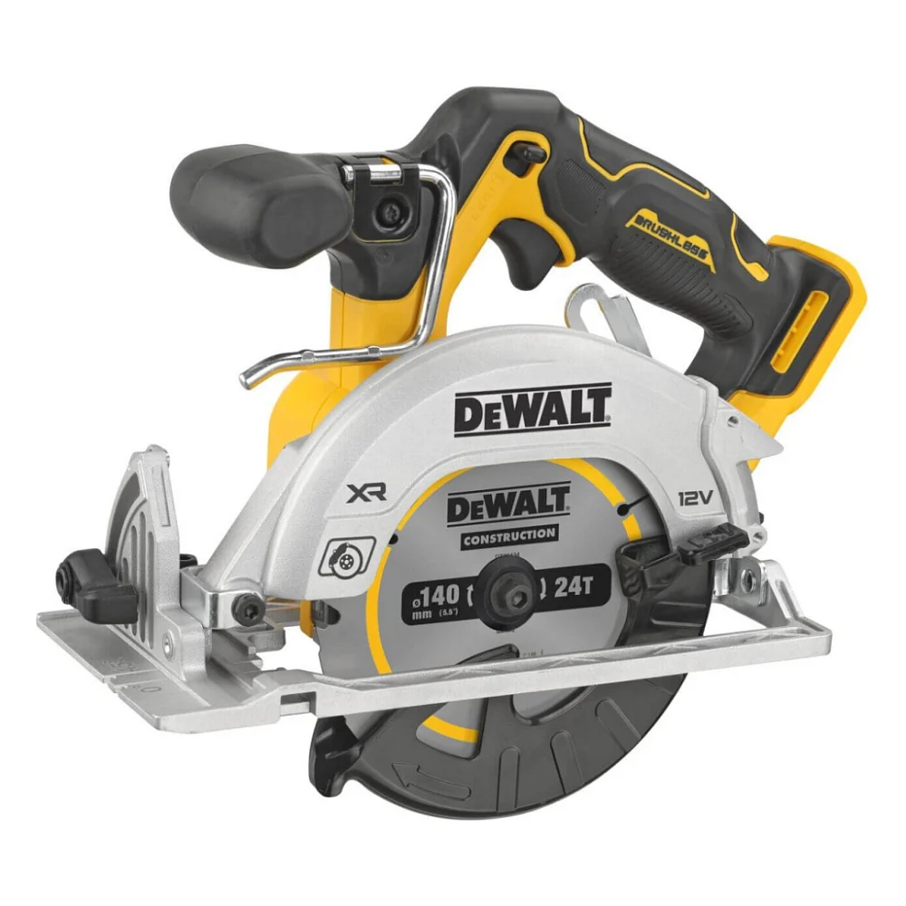 Дискова пила DeWALT 12В XR Li-lon, безщіткова, диск 140х20 мм, 2.2 кг (без АКБ та ЗП) (DCS512N)